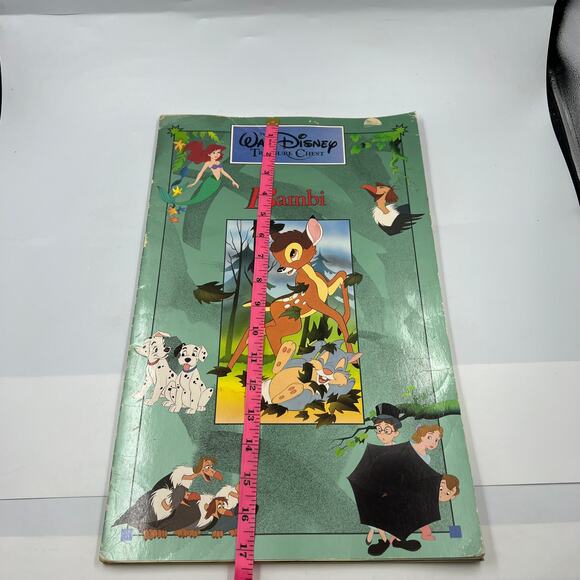 The Walt Disney Treasure Chest 1991 2 Oversized Books Jungle Book Bambi - Picture 5 of 14